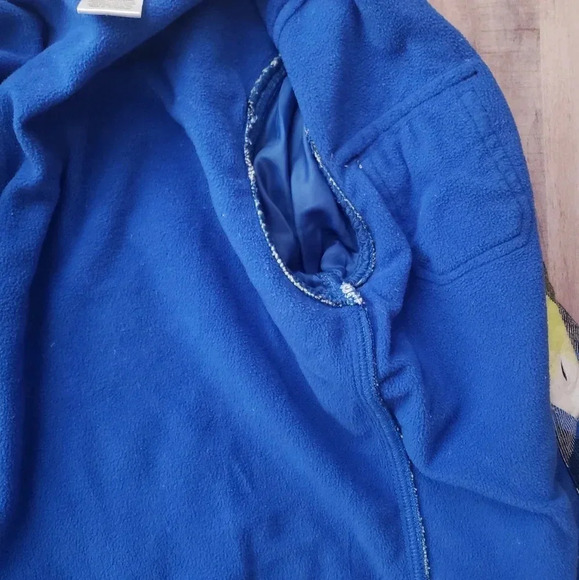 2T boys thick flannel button down jacket - Picture 6 of 8